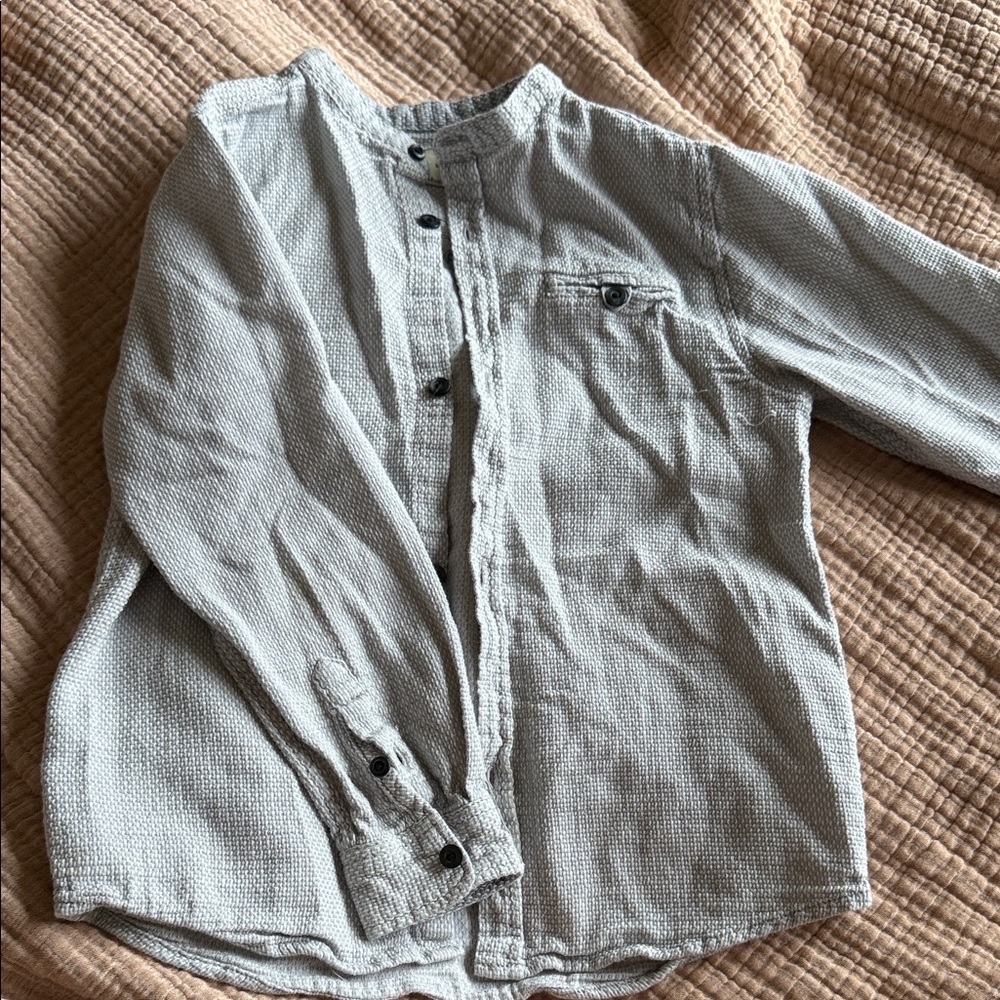 Little Boys Zara Button-Up Shirt